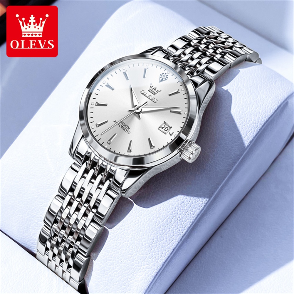 Push Button Tactile - OLEVS 6635 Women's Mechanical Watch Simple