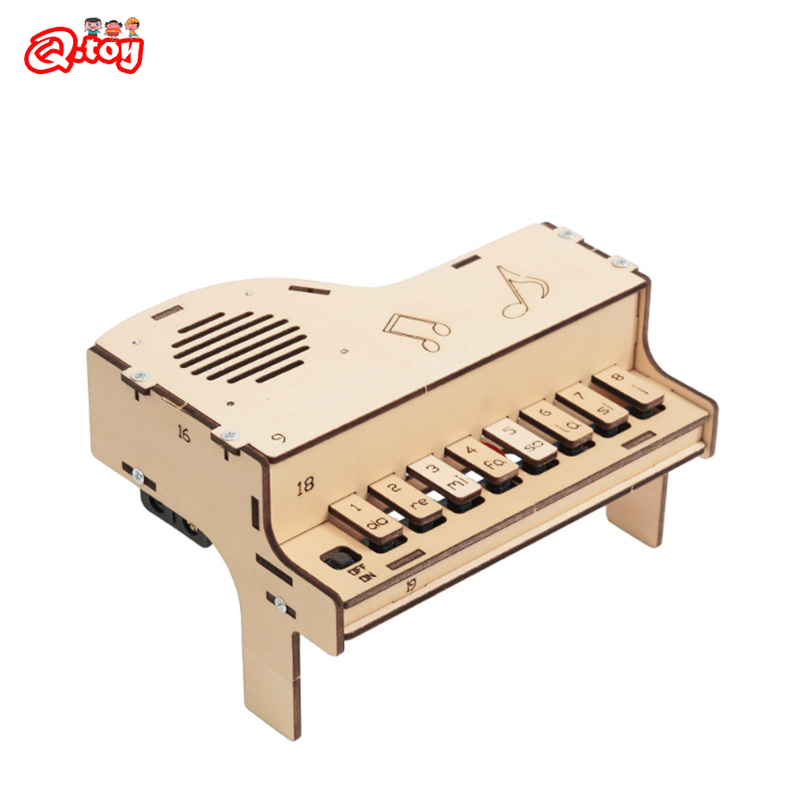Diy Electronics Toys - DIY Wooden Electronic Piano Model Teenager