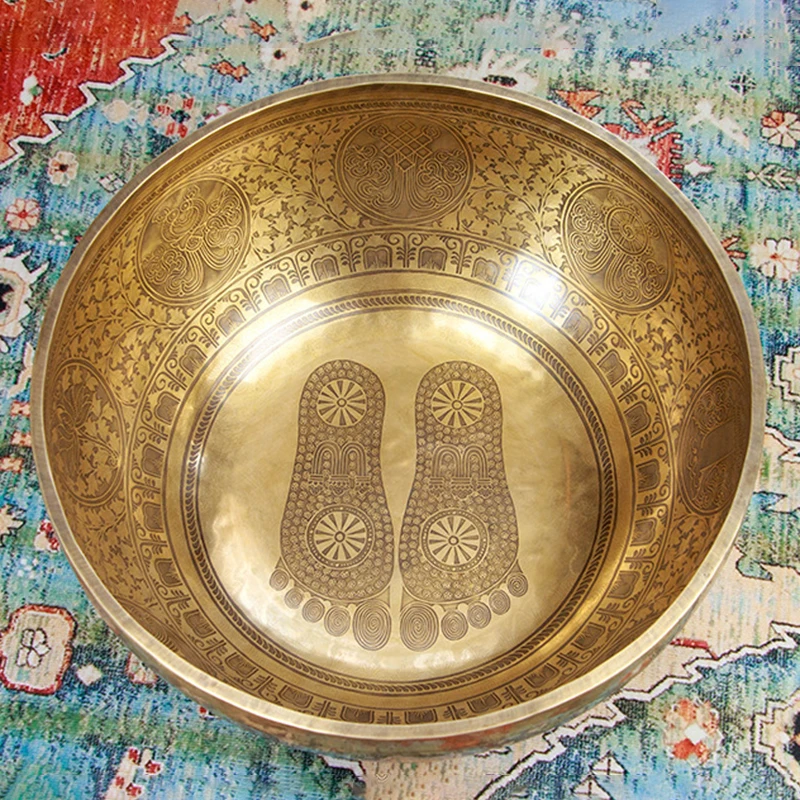 Diy Electronics Toys - Nepal Handmade Brass Tibetan Bowl Large
