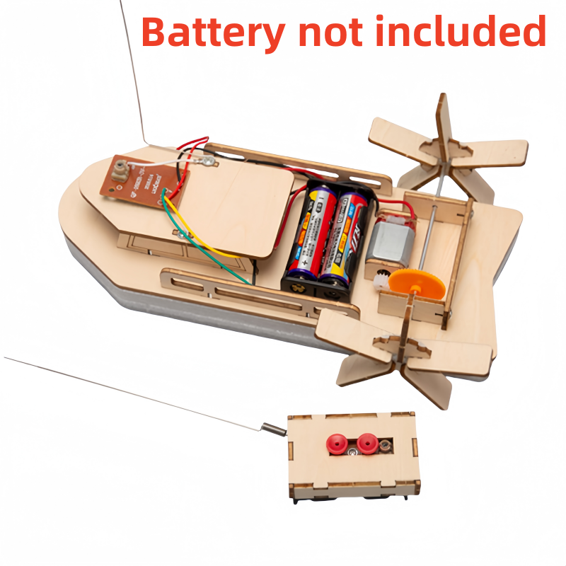 Diy Electronics India - DIY Remote Control Boat Toys Wooden