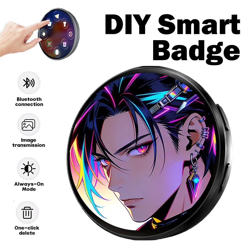 Diy Electronics Videos - 1/2PCS DIY Smart Badge with HD