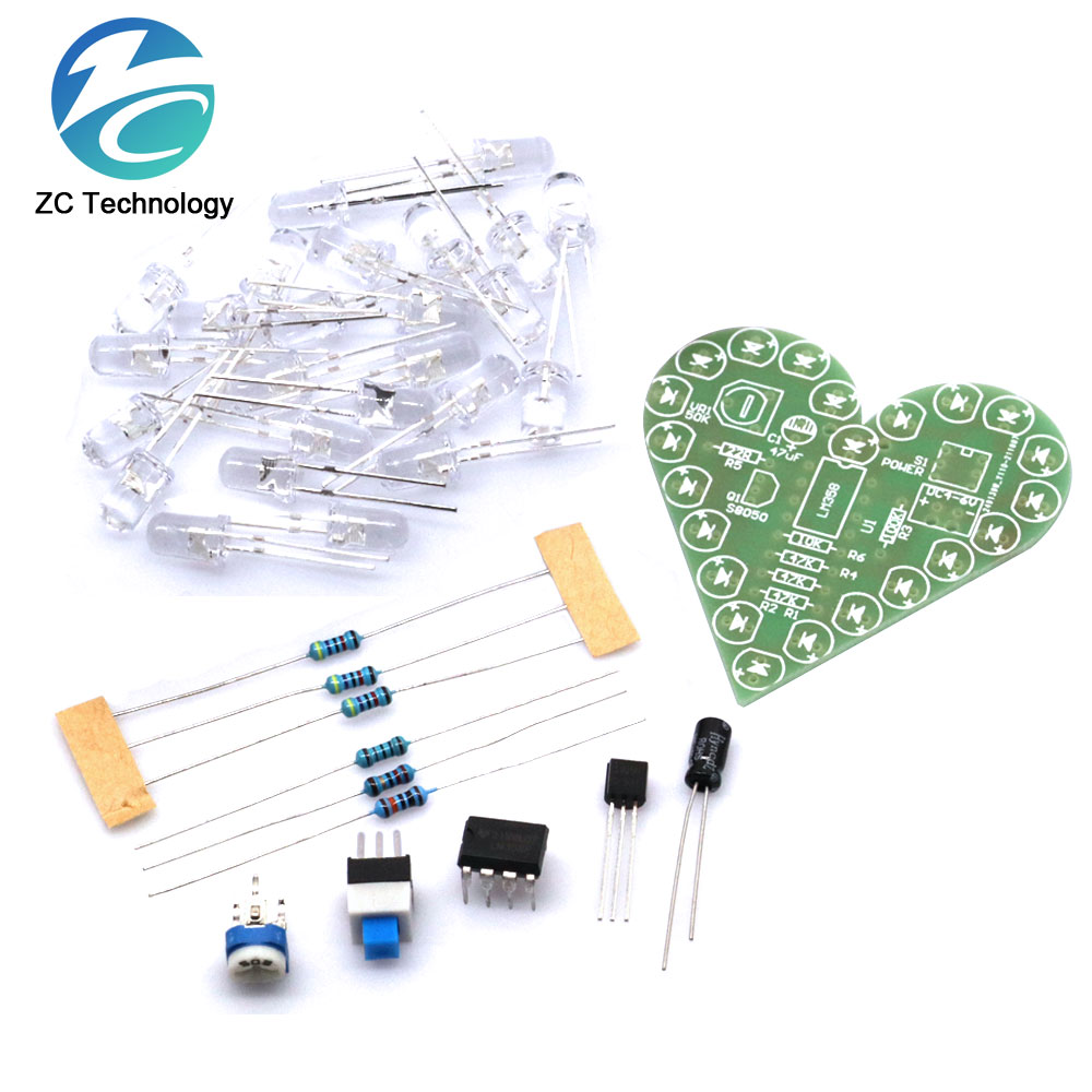 Diy Electronics Learning Kit - Tự Làm Bộ Hình Trái Tim