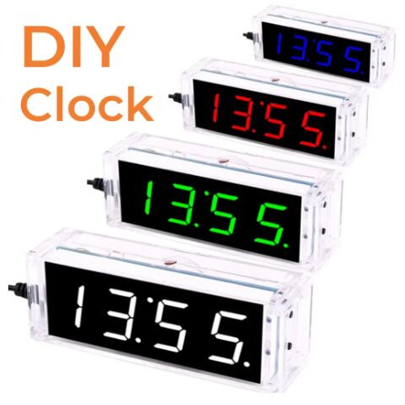 Diy Electronics Learning Kit - DIY Digital Clock Kit Display Date