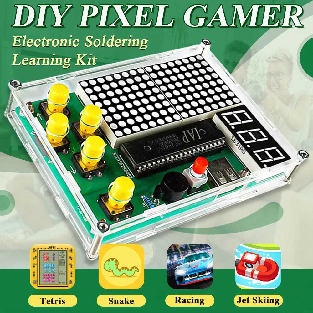 Diy Electronics Learning Kit - DIY Pixel Game Maker Kit Electronics