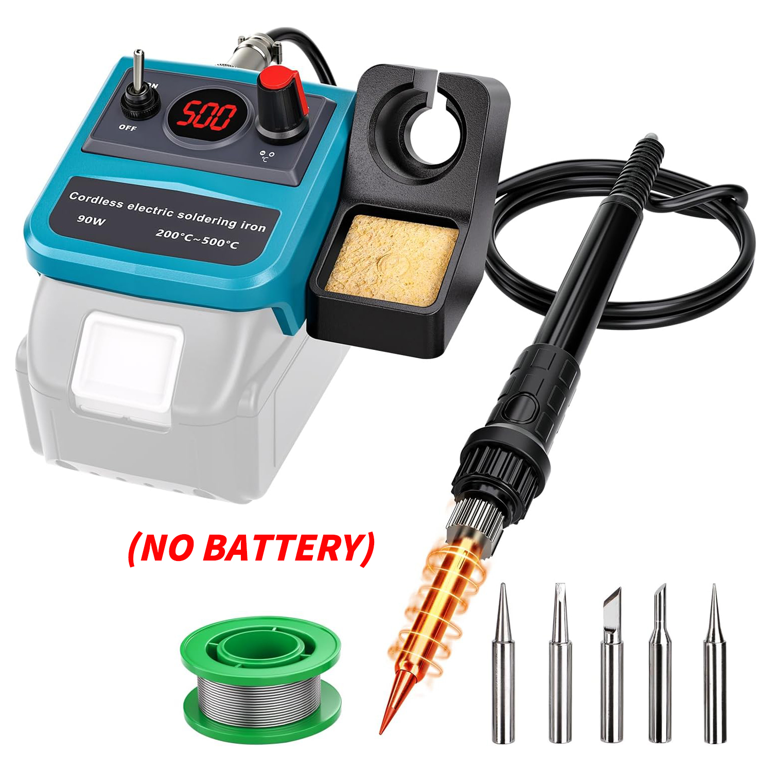 Diy Electronics Tools - 90W LED Digital Cordless Soldering Iron
