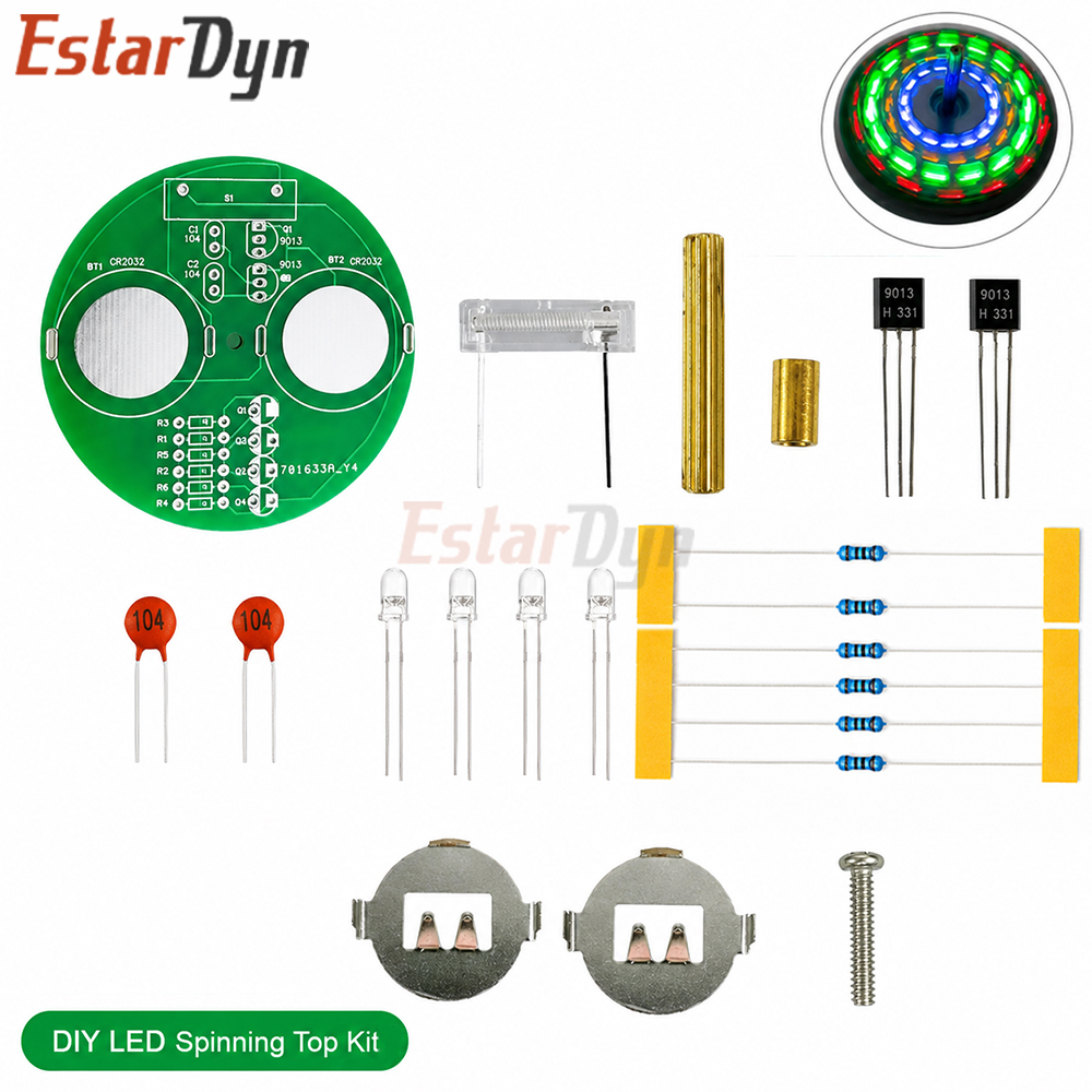 Diy Electronics Learning Kit - Estardyn DIY LED Gyro Electronic Kit