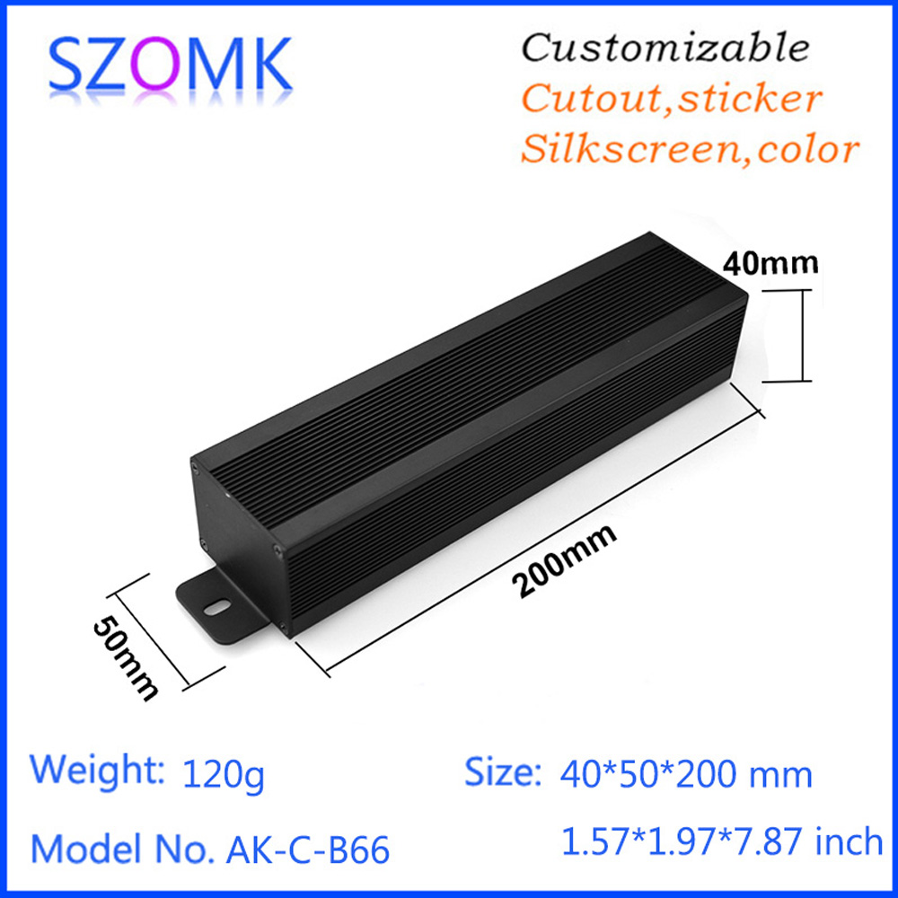 Diy Projects With Electronics - 1Piece 40*50*200mm Aluminum Box Enclosure Electronics