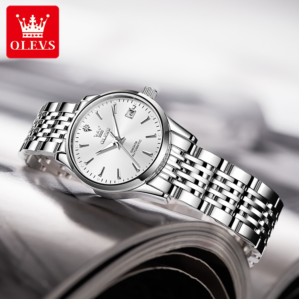 OLEVS 6635 Women's Mechanical  - đánh giá và giá Push Button Tactile