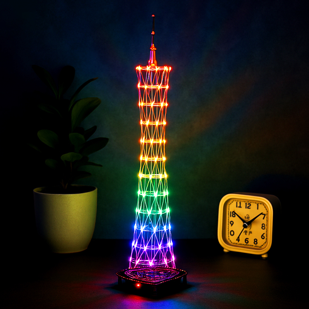DIY LED Small Guangzhou Tower  - đánh giá và giá Diy Electronics India