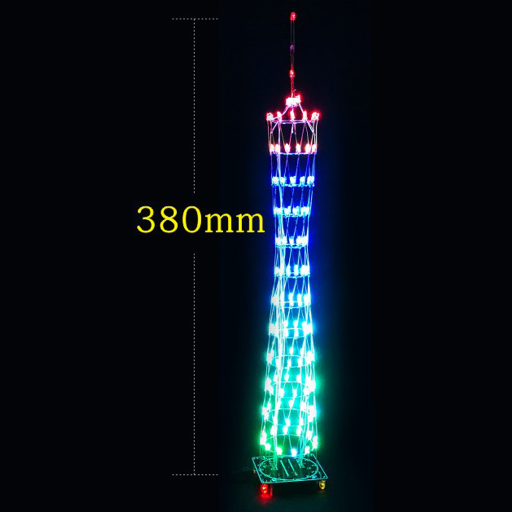 DIY LED Small Guangzhou Tower  - đánh giá và giá Diy Electronics India