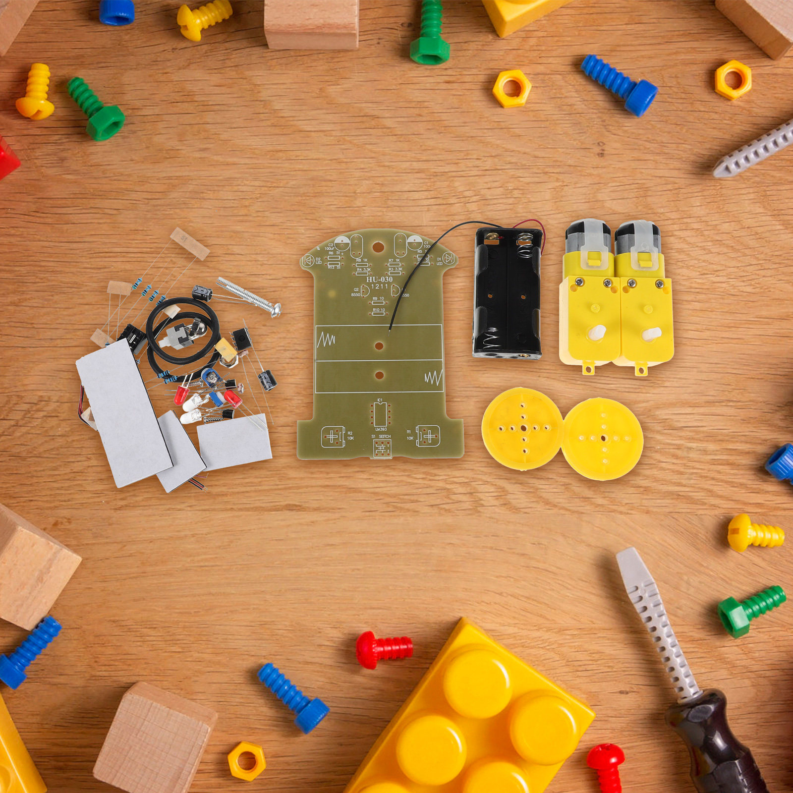 1Set Stem Robot Car Kit Line F - đánh giá và giá Diy Electronics Learning Kit