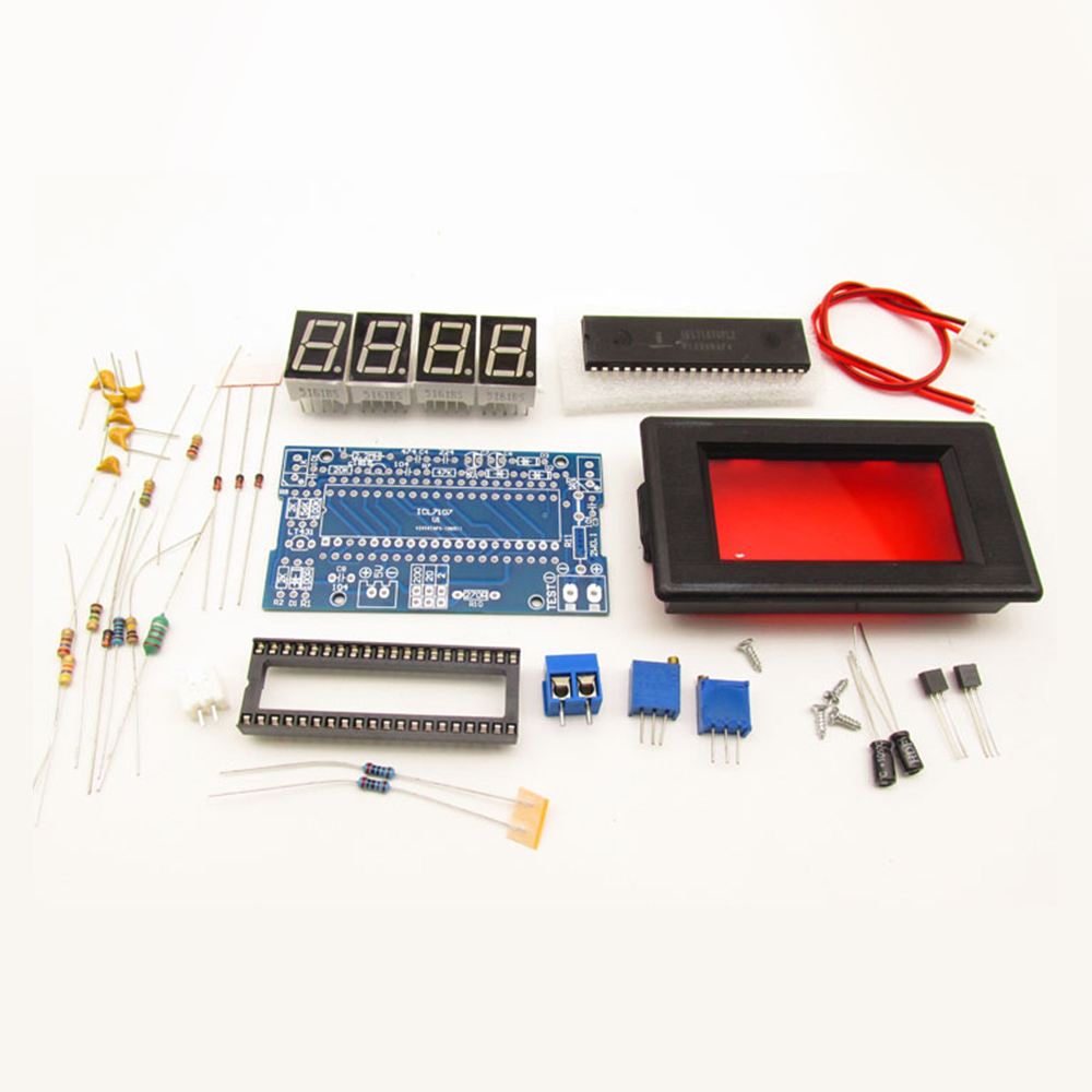 ICL7107 Voltmeter DIY Kit Part - đánh giá và giá Diy Electronics Learning Kit