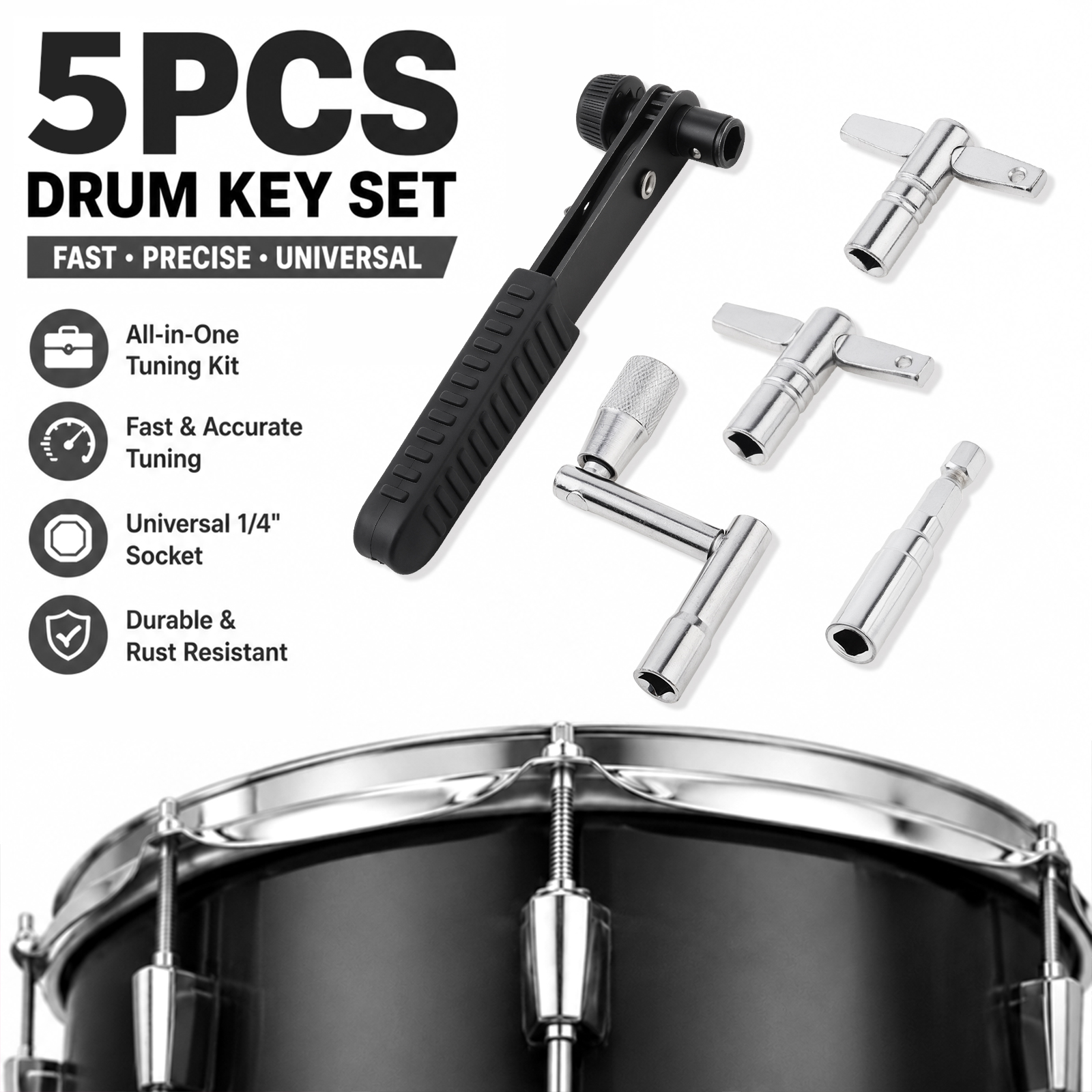 5PCS Drum Tuning Key Kit for A - đánh giá và giá Diy Electronics Toys