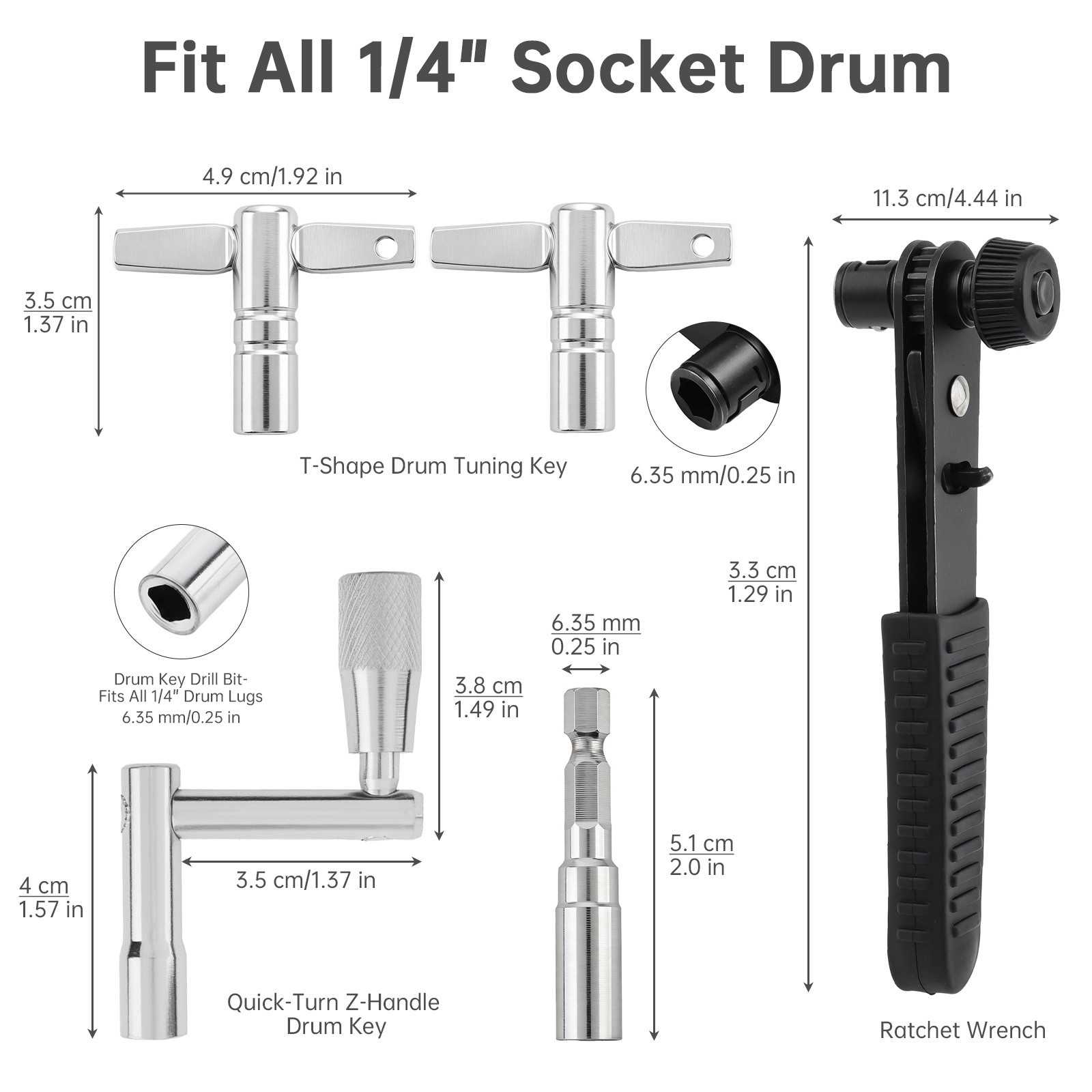 5PCS Drum Tuning Key Kit for A - đánh giá và giá Diy Electronics Toys