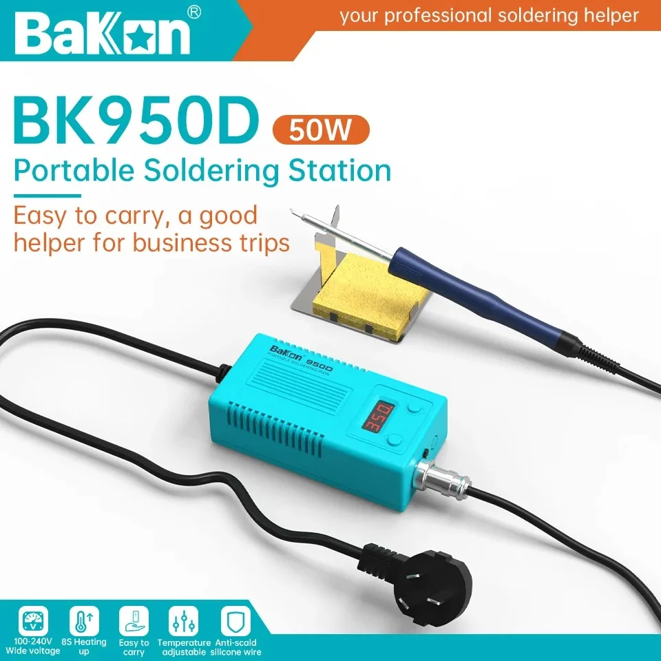 Bakon BK950D Soldering Station - đánh giá và giá Diy Electronics Tools
