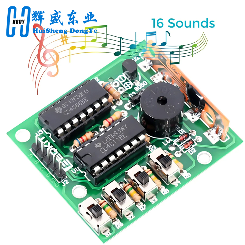 16 Music Sound Box BOX-16 Boar - đánh giá và giá Diy Electronics Learning Kit