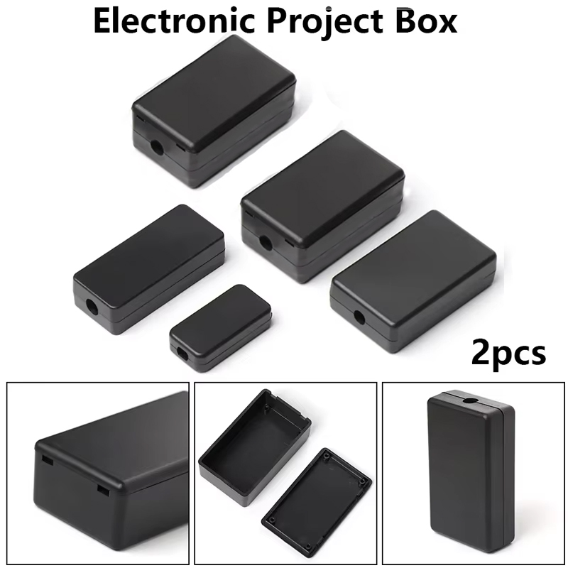 2PCS Plastic Waterproof Black  - đánh giá và giá Diy Electronics Storage