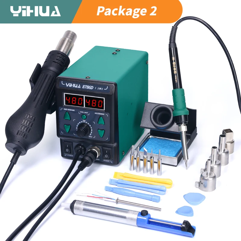 YIHUA 8786D Soldering Iron Hot - đánh giá và giá Diy Electronics Tools