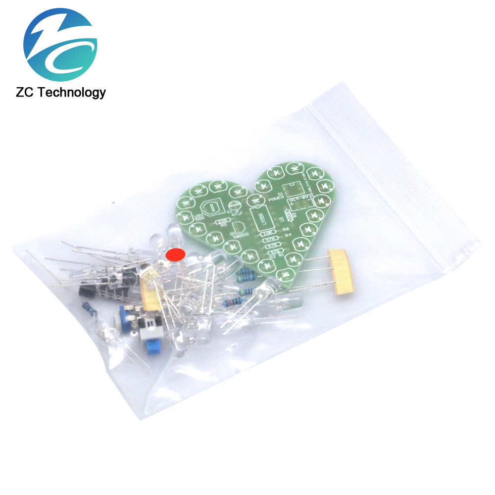 Tự Làm Bộ Hình Trái Tim Thở Đè - đánh giá và giá Diy Electronics Learning Kit