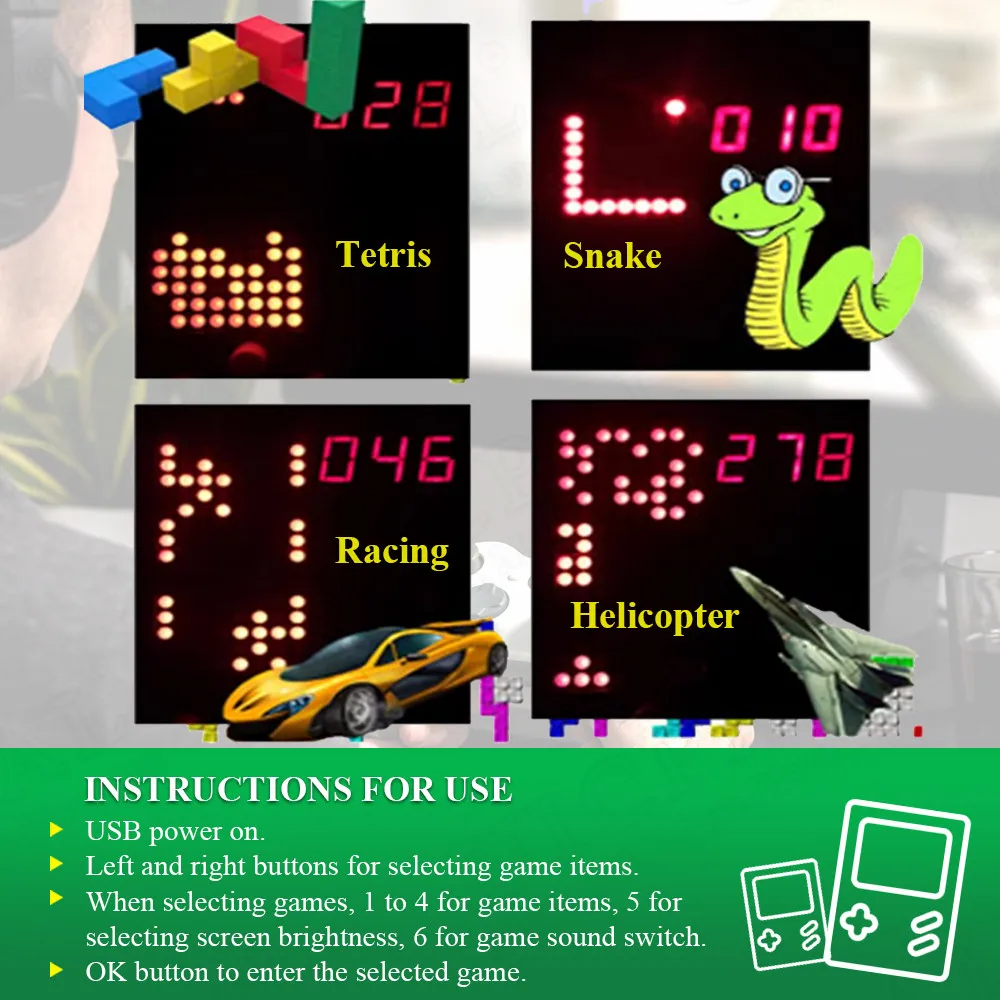 DIY Pixel Game Maker Kit Elect - đánh giá và giá Diy Electronics Learning Kit