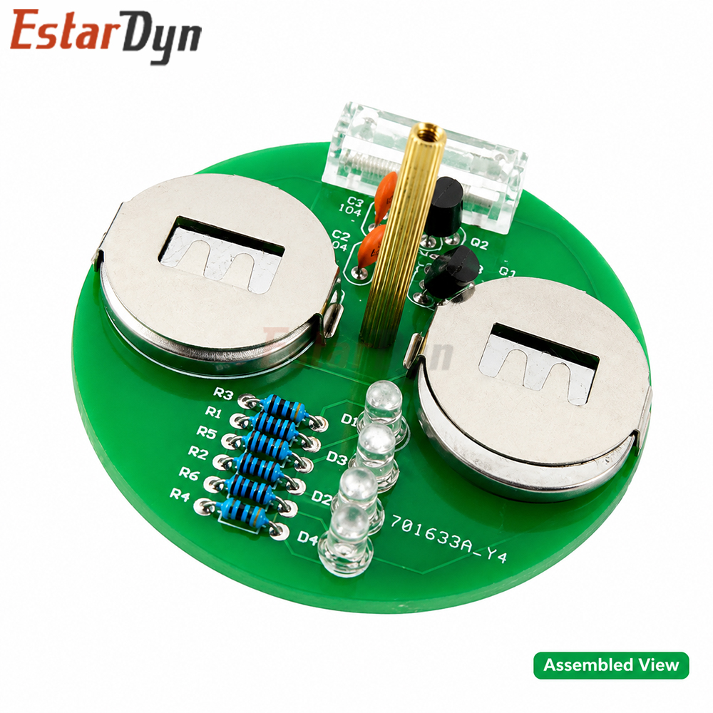Estardyn DIY LED Gyro Electron - đánh giá và giá Diy Electronics Learning Kit