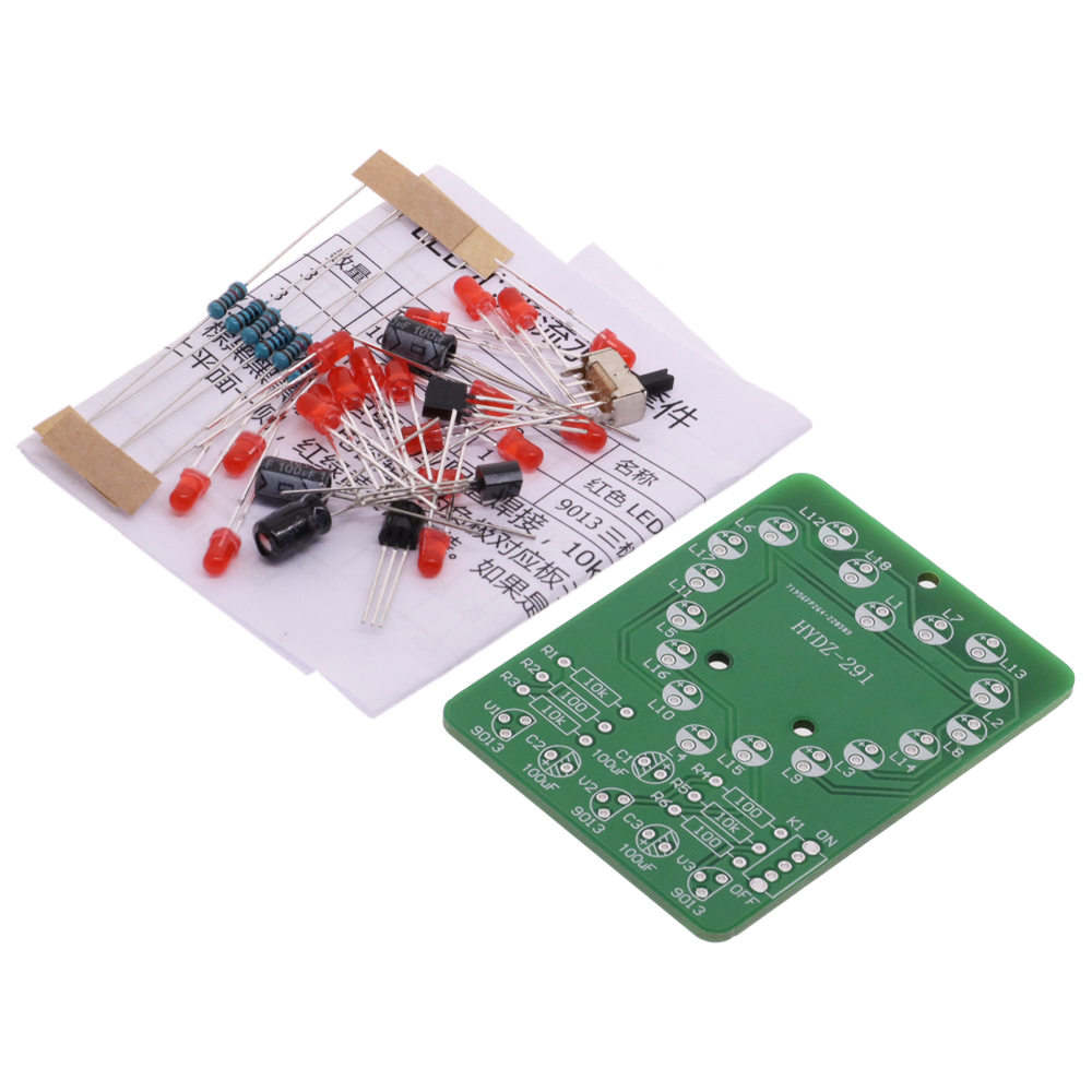 Đèn LED Hình Trái Tim Chạy Bộ  - đánh giá và giá Diy Electronics Learning Kit