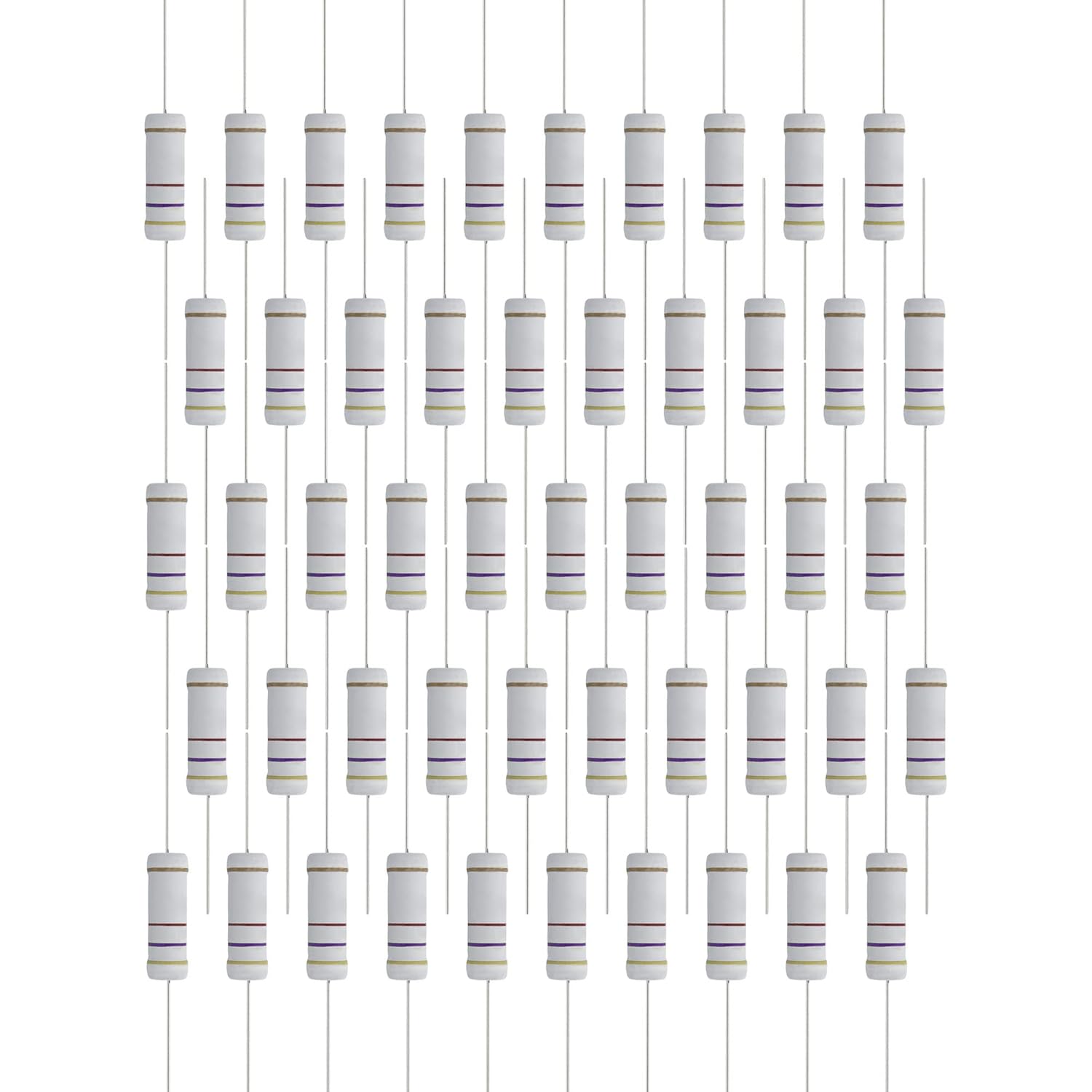 50PCS 470 Ohm Resistor Axial L - đánh giá và giá Diy Electronics Videos