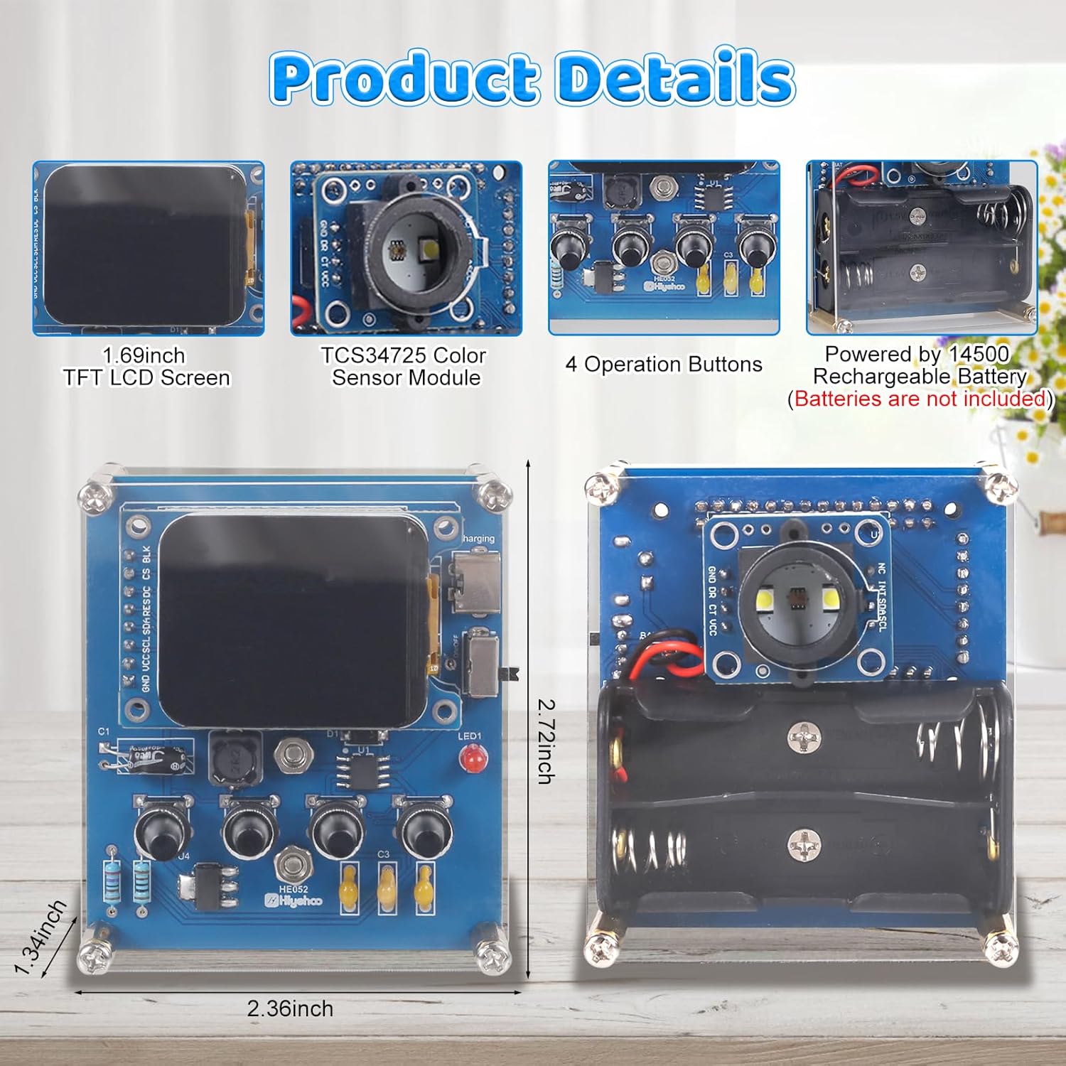 DIY Color Recognition Solderin - đánh giá và giá Diy Electronics Learning Kit