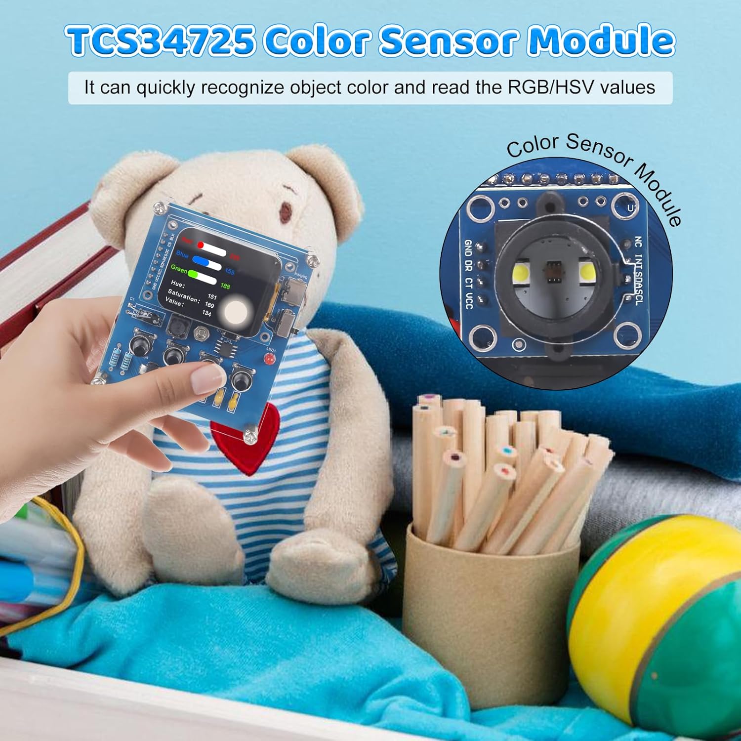 DIY Color Recognition Solderin - đánh giá và giá Diy Electronics Learning Kit