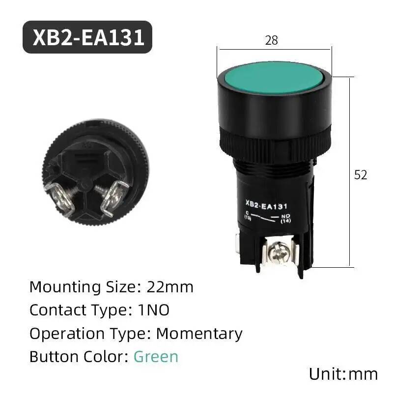 22mm Momentary Reset Flat Push - đánh giá và giá Push Button Tactile