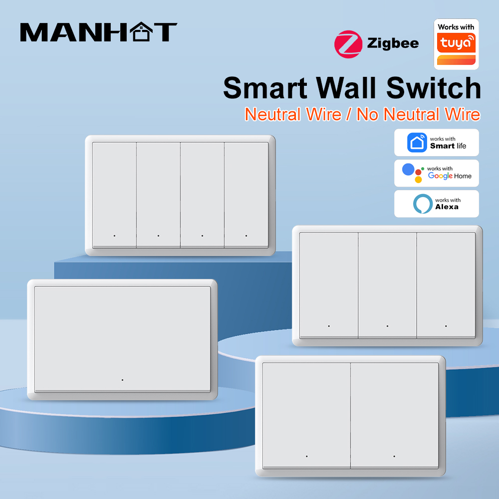 MANHOT ZigBee3.0 Smart Switch  - đánh giá và giá Push Button Tactile