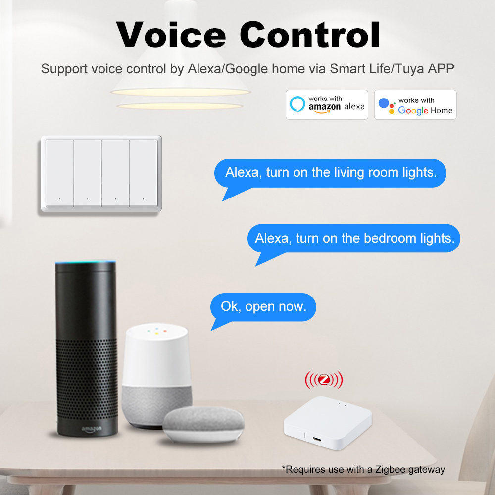 MANHOT ZigBee3.0 Smart Switch  - đánh giá và giá Push Button Tactile