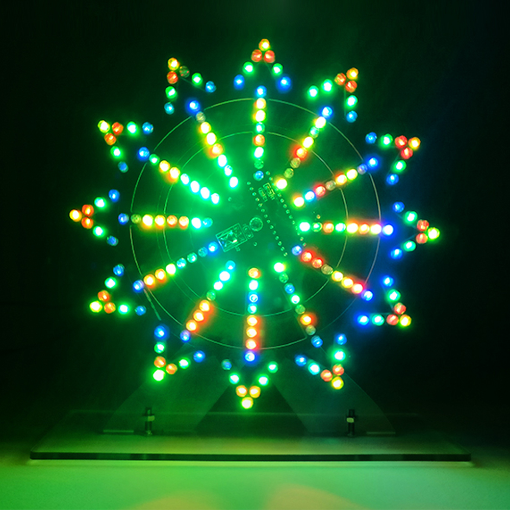 Tự Làm Điện Tử Bộ Đèn LED Xoay - đánh giá và giá Diy Electronics India